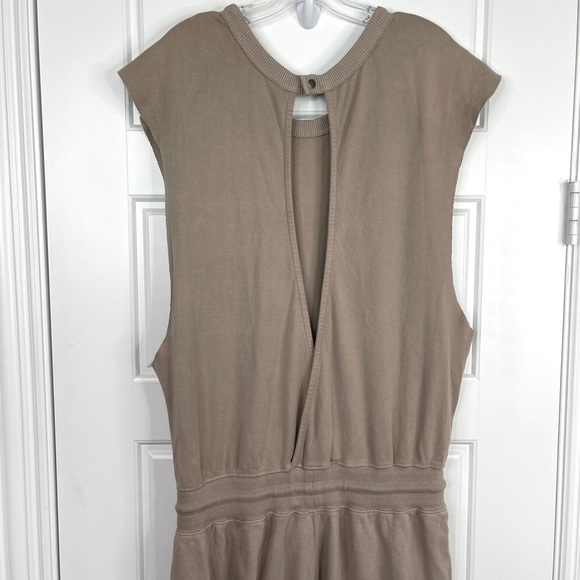 FREE PEOPLE Throw And Go Onesie Jumpsuit Cement NEW Size L - Picture 8 of 11